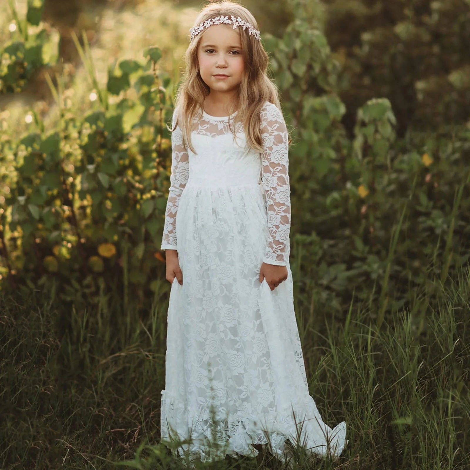 Girls Lace Dress